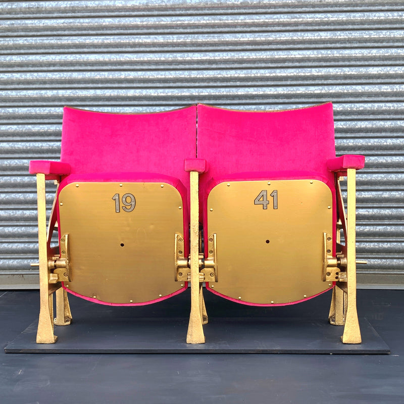 vintage cinema seats