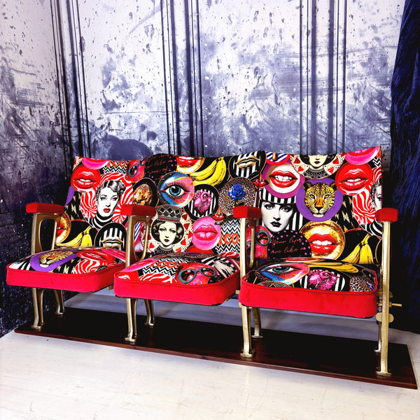 Rock N Roll Vintage Cinema Seats -  Available in Single / Double / Triple