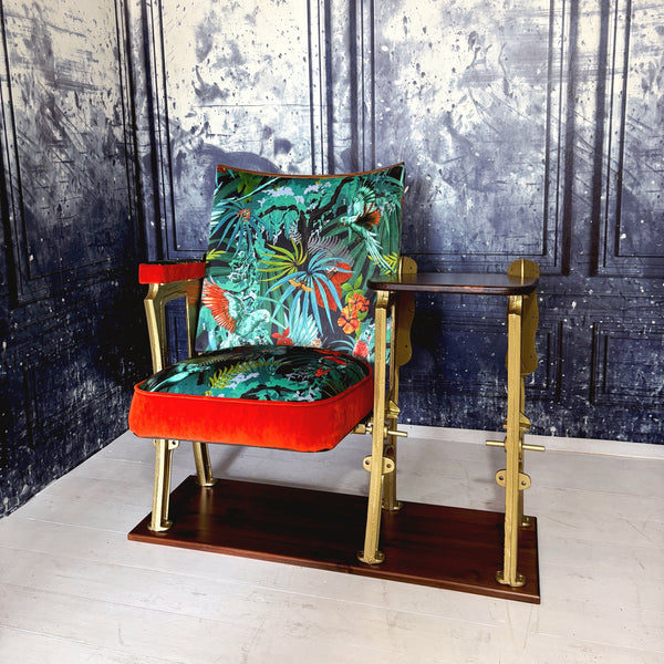 Rainforest Rush Vintage Cinema Seat With Table