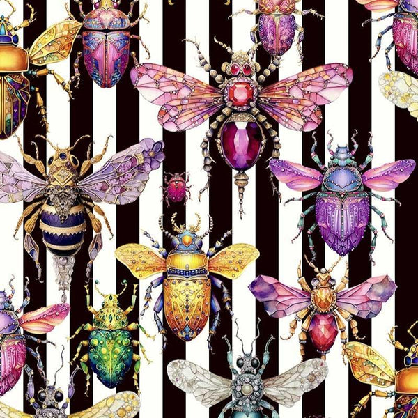 Bejewelled Bugs Vintage Cinema Seat