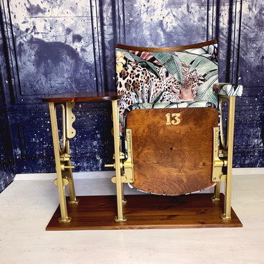 Jaguar Cantaloupe Vintage Cinema Seat with Table