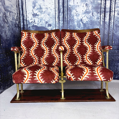 Helter Skelter - Redcurrant Vintage Cinema Seats