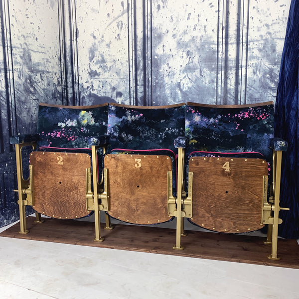 Intergalactic Vintage Cinema Seats -  Available in Single / Double / Triple