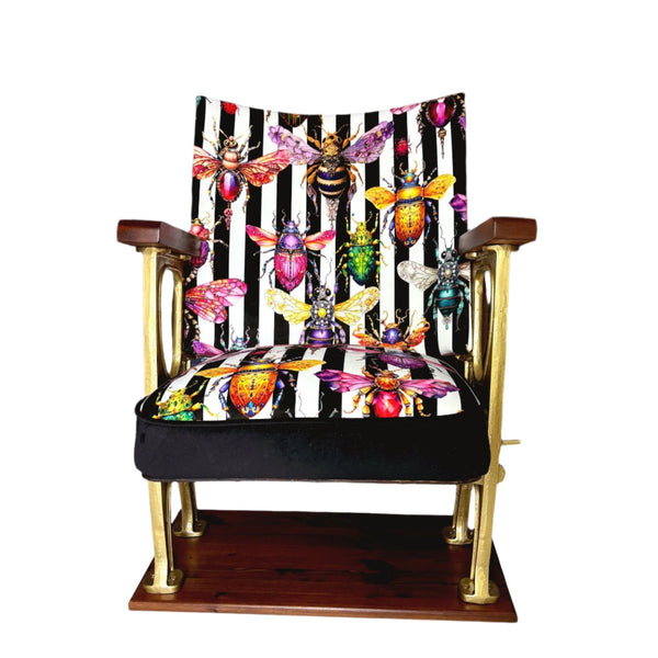 Bejewelled Bugs Vintage Cinema Seat