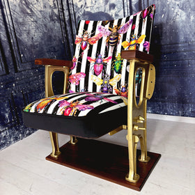 Bejewelled Bugs Vintage Cinema Seat