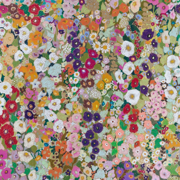 Hollyhocks Vintage Cinema Seat With Table