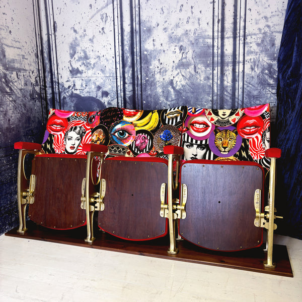 Rock N Roll Vintage Cinema Seats -  Available in Single / Double / Triple