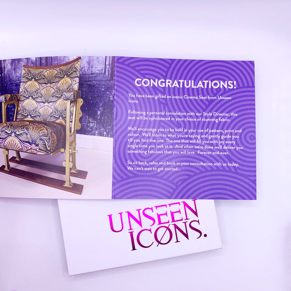 Gift Voucher for Single Bespoke Cinema Seat