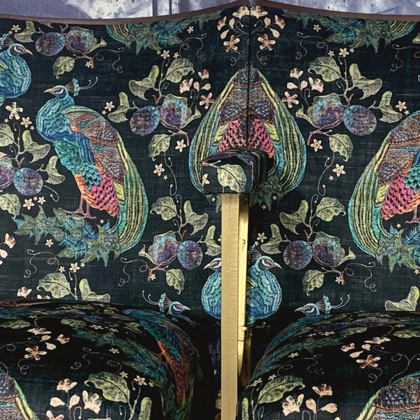 Black Peacock Vintage Cinema Seats - Available in Single/Double/Triple