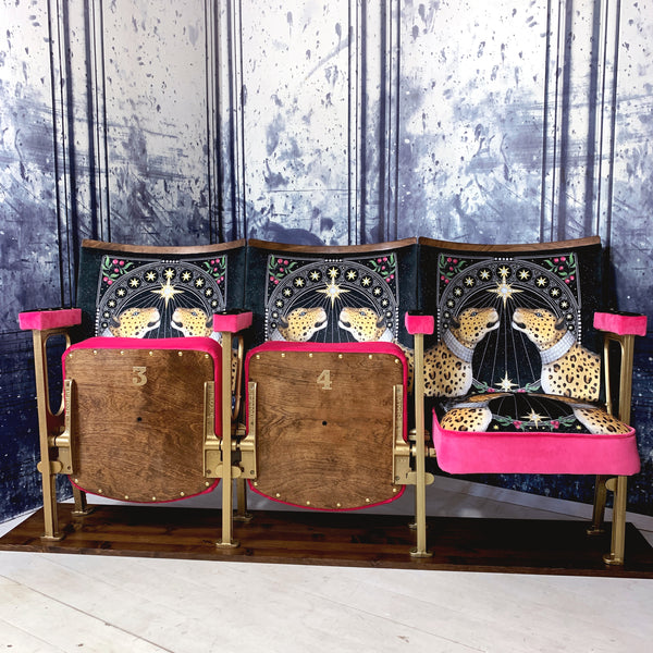 Panthere Noel Vintage Cinema Seats -  Available in Single / Double / Triple